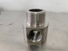 1" Female to 1.5" Male 90 Degree Elbow Hydraulic Adapter