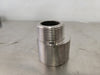1" Female to 1.5" Male 90 Degree Elbow Hydraulic Adapter