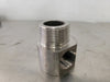 1" Female to 1.5" Male 90 Degree Elbow Hydraulic Adapter