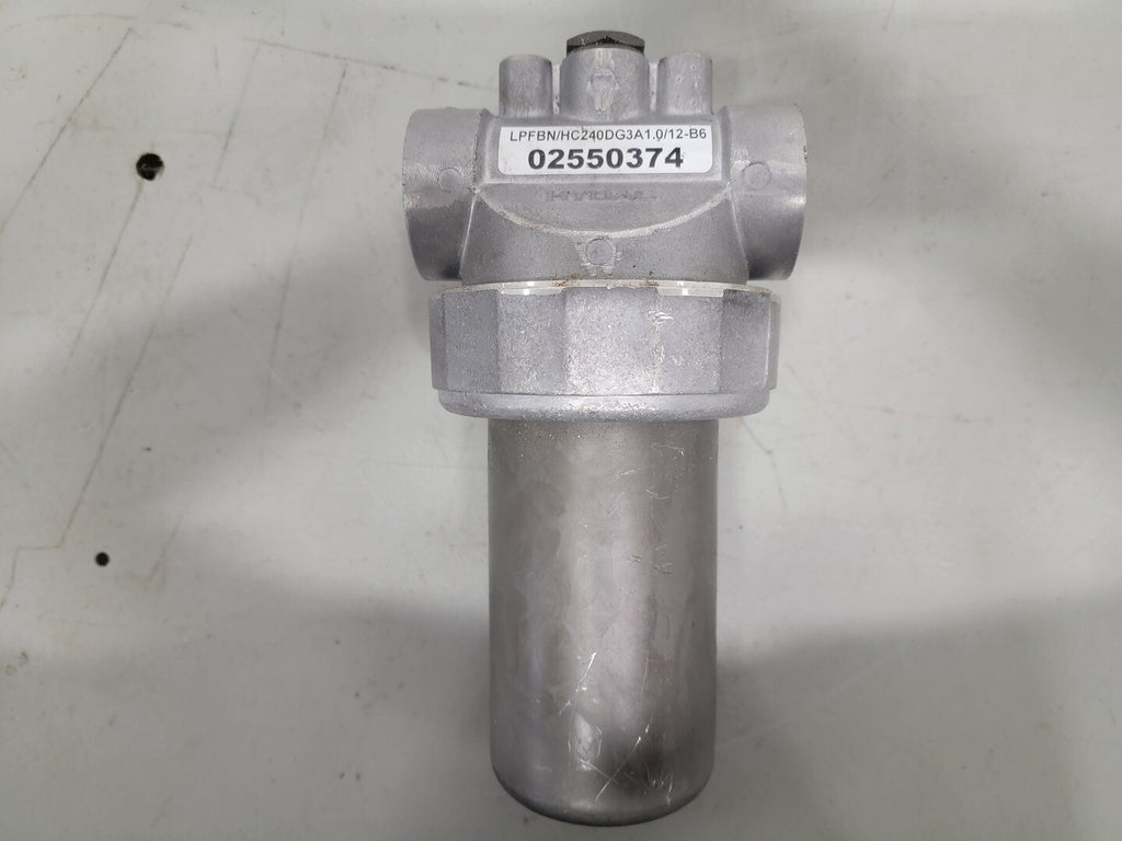 HYDAC Hydraullic Inline Filter 02550374, LPFBN/HC240DG3A1.0/12-B6
