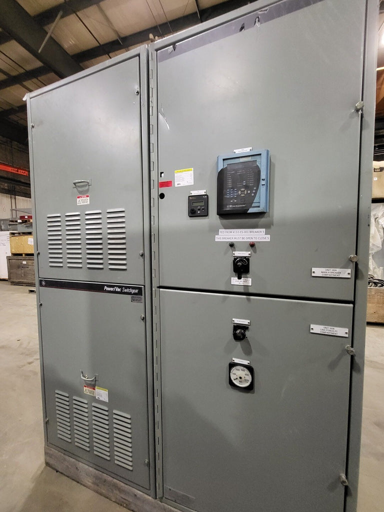 GENERAL ELECTRIC 4160V (4.16kV) Power/Vac Switchgear Unit