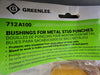 GREENLEE 1-3/8" - 1-11/16" Bushings for Metal Stud Punches 712A100 (Box of 100)