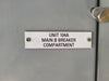 GENERAL ELECTRIC 1200 Amp 4.16kV 3 Phase Power/Vac Switchgear Unit 0197A1313