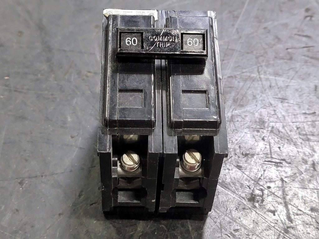 CUTLER-HAMMER 60 Amp, 2 Pole, 120/240 volts Circuit Breaker BA260