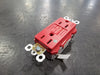PASS & SEYMOUR 15A, 125VAC Hospital Grade Receptacle 1597HGTRRED