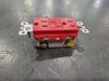 PASS & SEYMOUR 15A, 125VAC Hospital Grade Receptacle 1597HGTRRED