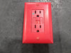 PASS & SEYMOUR 15A, 125VAC Hospital Grade Receptacle 1597HGTRRED