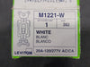 LEVITON 20A 120/277VAC Industrial Grade Switch White M1221-W