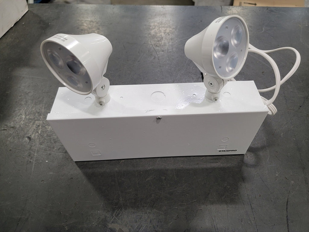 STANPRO SLA12072-2N3LJ/BK Steel Emergency Lighting Battery Unit with LED heads