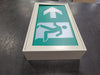 THOMAS & BETTS RA3WSP Aluminum Pictogram Exit Sign