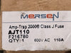 FERRAZ SHAWMUT 110 Amp Class J Time Delay Fuse AJT110