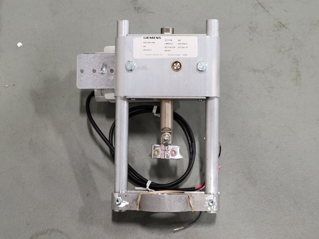 SIEMENS Pressure Independent Control Series Rack & Pinion Actuator 599-03617NC