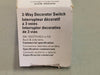 EATON 20 Amp, 120/277 Volts, 3-Way Decorator Switch 7623W