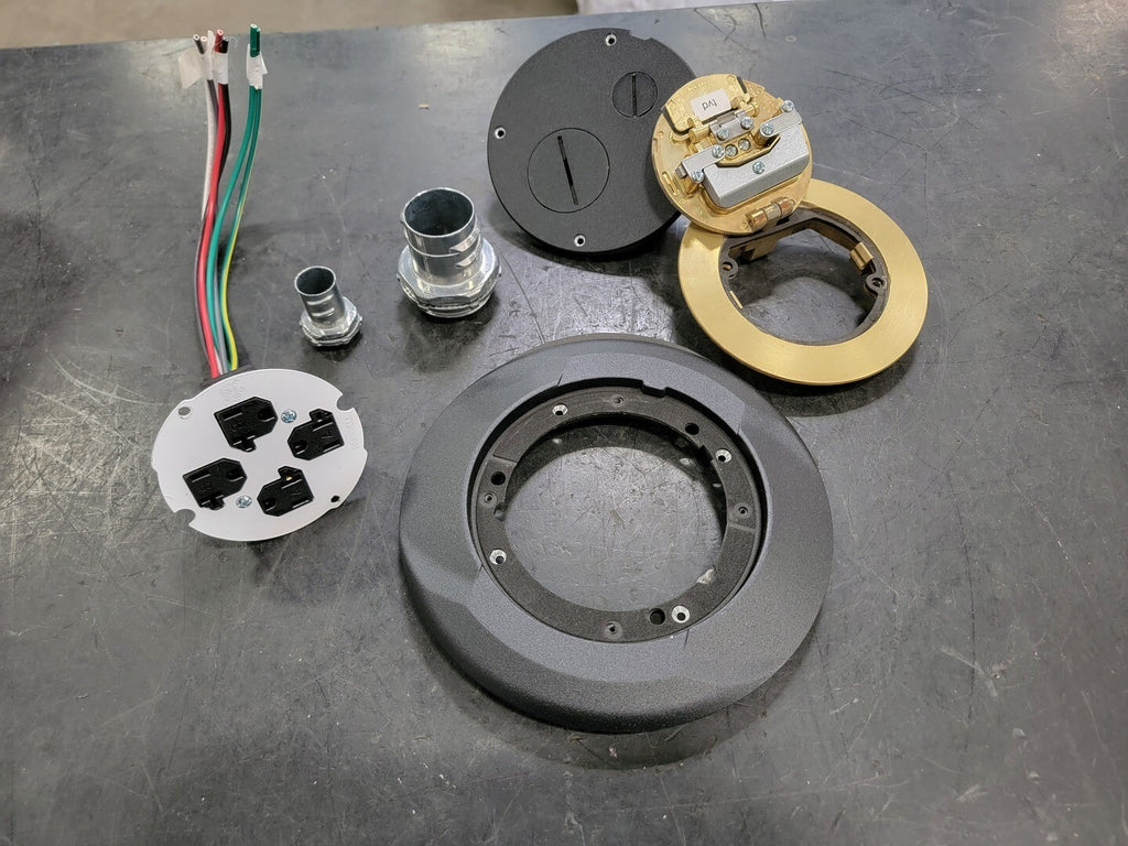 HUBBELL Carpet Furniture Feed Cover S1SPFFBL