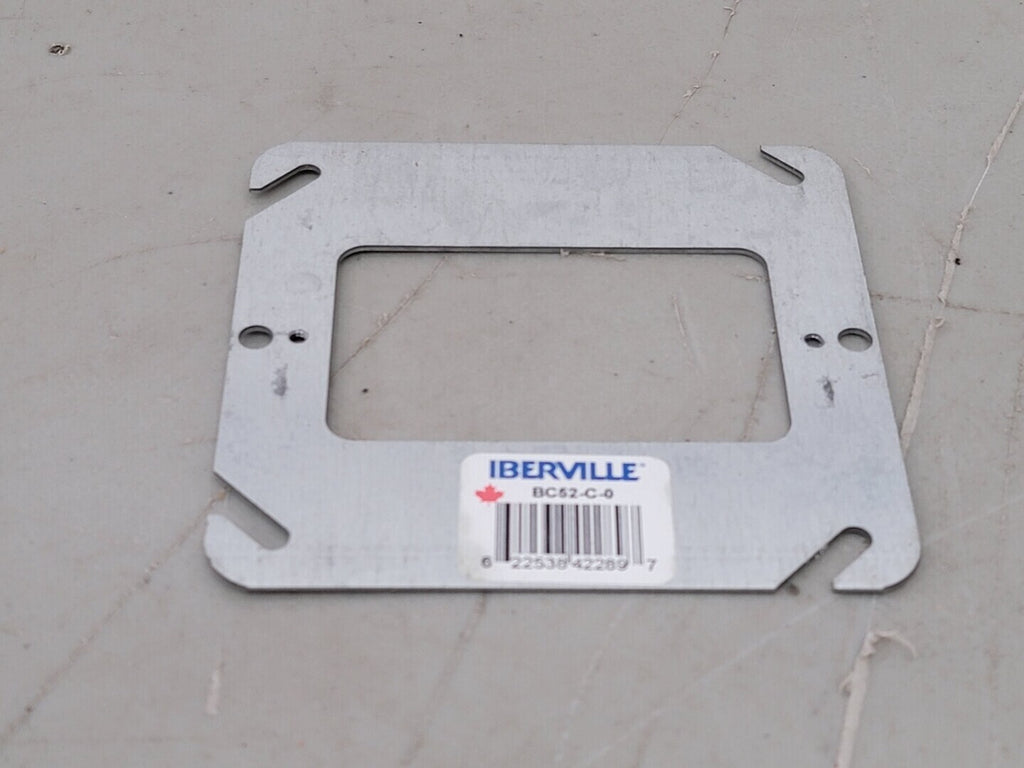 IBERVILLE 4" Square Box Cover BC-52-C-0 (Box of 20)