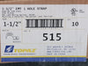 TOPAZ 1-1/2" EMT 1-Hole Strap 515 (Box of 10)