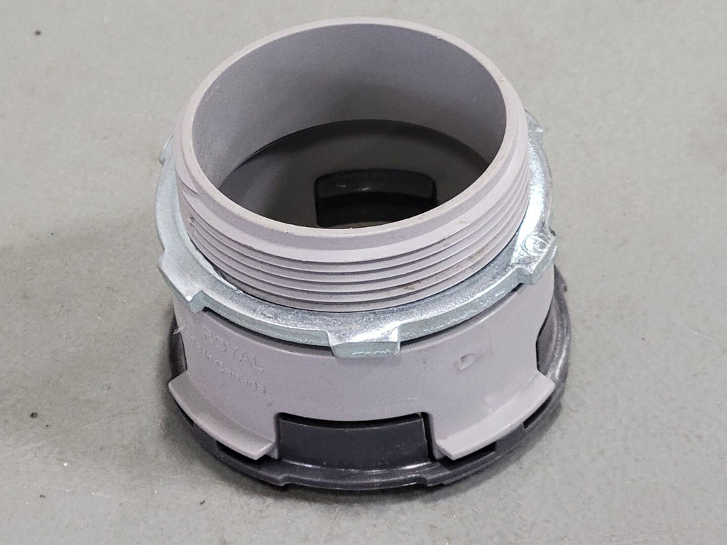 ROYAL 2" ENT Terminal Adapter Connector w/ Lock Nut RKTA35 (Box of 11)