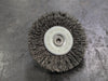 UNITED ABRASIVE SAIT Crimped End Brushes 06713, 3" Dia x 0.014" Wire Wheel, Carbon Steel
