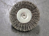 UNITED ABRASIVE SAIT Crimped End Brushes 06713, 3" Dia x 0.014" Wire Wheel, Carbon Steel