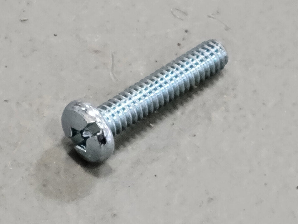 Round Combo Machine Screw, 1/4"-20 x 1-1/4", Zinc Steel (Box of 65)