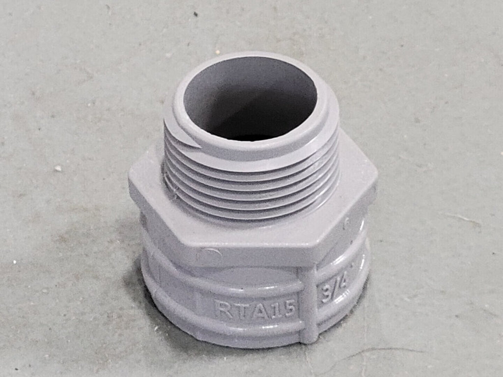 ROYAL 3/4" PVC Terminal Adapter Threaded Male RTA15 (Box of 73)