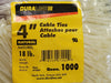 DURALINE 4" Zip Cable Ties 18lbs 