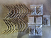 Set of Coplanar Mounting Brackets 18pcs, M10/M8 Nuts, Bolts, Washers