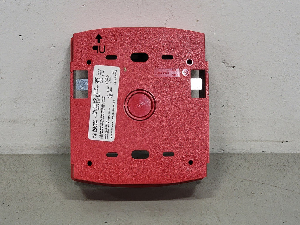 SYSTEM SENSOR Surface Mount Back Box SBBR 