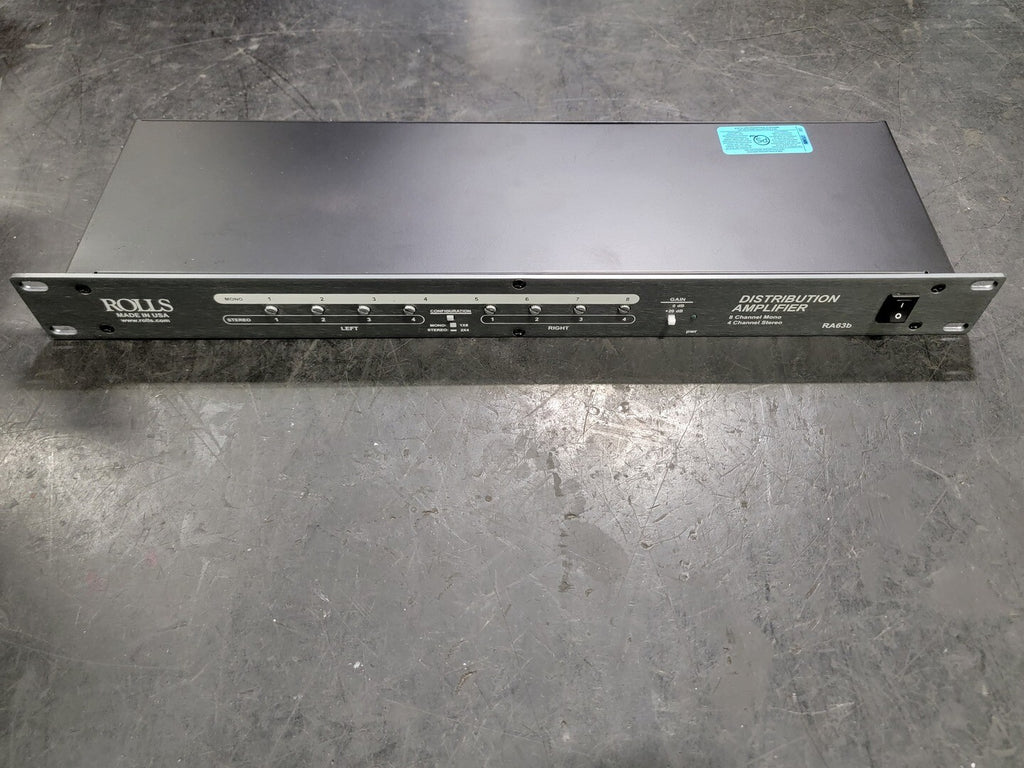ROLLS 8 Channel Distribution Amplifier RA63B