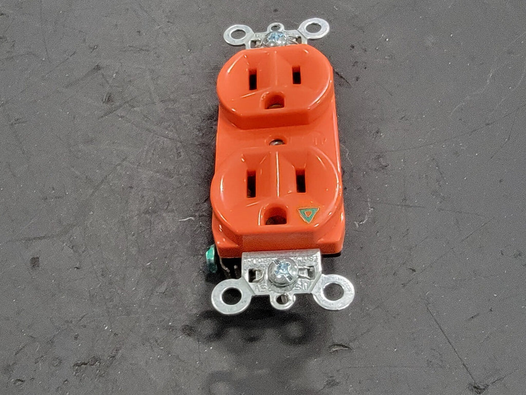 20A 125V Hospital Grade Receptacle Orange IG8300