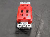 PASS & SEYMOUR 20A 125V Tamper Resistant Duplex Outlet w/ USB Charger TR8300HUS-RED