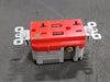 PASS & SEYMOUR 20A 125V Tamper Resistant Duplex Outlet w/ USB Charger TR8300HUS-RED