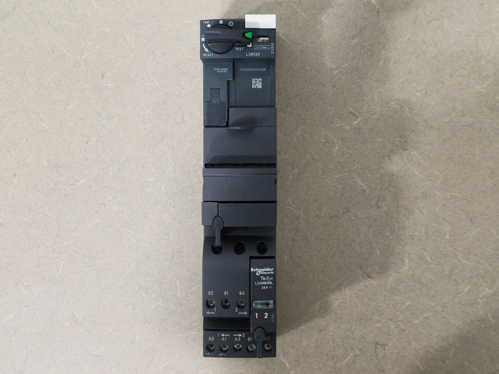 SCHNEIDER ELECTRIC TeSys Reverser Power Base, 3P, 1NO+1NC, 12A, LU2B12BL
