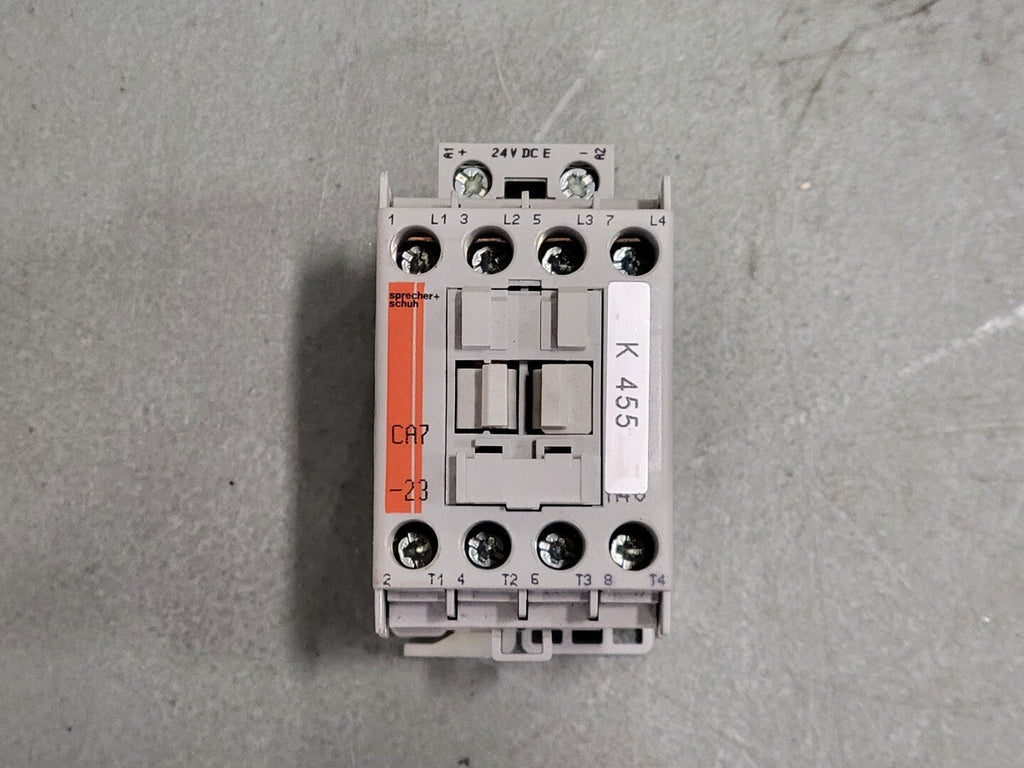 SPRECHER + SCHUH 23 Amp, 4 Pole, 1NO, 24 VDC Coil Contactor CA7-23E-M40-24E