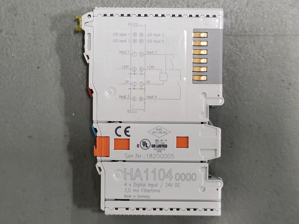 4x Digital Input 24VDC 3.0ms Filtertime HA1104