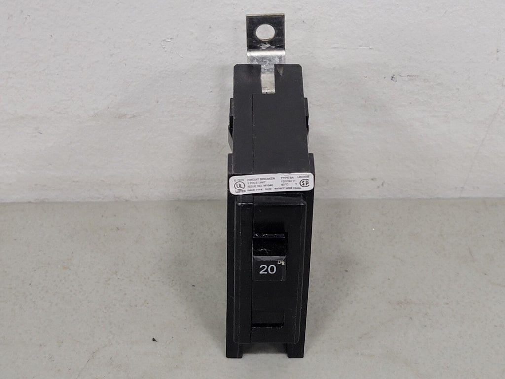 CUTLER-HAMMER 20 Amp, 1 Pole, 120/240 volts Circuit Breaker BA120