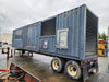 MTU/MARATHON 860 kW, 480V Continuous Diesel Generator w/ Container + Chassis 