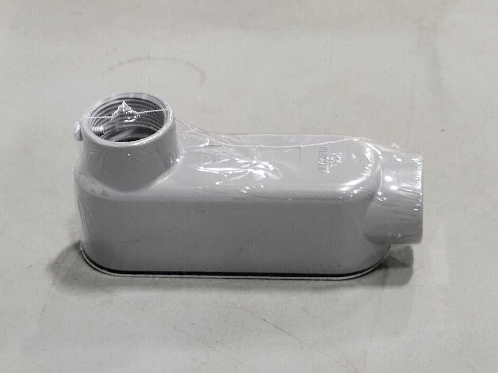 RAB DESIGN 1" Aluminum Conduit Body LB-100-CG w/ Gasket & Cover (Box of 20)