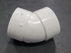 CANPLAS 3" 45 Degree PVC Boat Elbow Pipe 41-4183 (Box of 17)