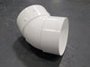 CANPLAS 3" 45 Degree PVC Boat Elbow Pipe 41-4183 (Box of 17)