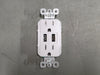 LEGRAND 15 A, 125 V Resistant Decorator Duplex Outlet w/ USB Charger TR5262USB-W 