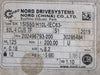 NORD 200:1 Ratio Gear Reducer 6SK1SIS50/H10L-IEC63 w/ 1/4 hp Electric Motor