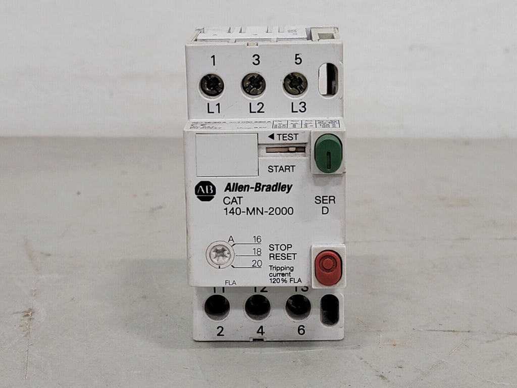 ALLEN-BRADLEY 16-20 A Manual Motor Starter 140-MN-2000