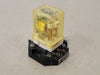 IDEC 10 Amp Relay RR2P-UL AC120V w/ Base, 10A, 8-Pin