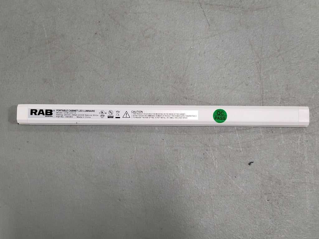 RAB DESIGN Portable Cabinet LED Luminaire UCM-LED12, 4000K