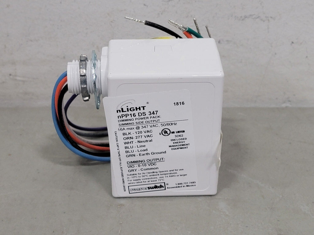 ACUITY CONTROLS 16 Amp Dimming Power Relay Pack nPP16 DS 347