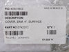SIMPLEX 4" ZAM Flush Cover 4090-9801, P/N 0742314