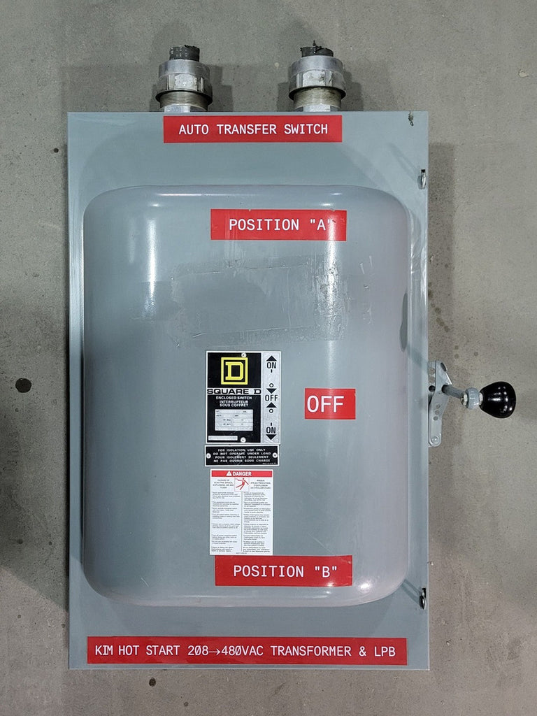 SQUARE D 200 Amps Safety Switch No. C82344