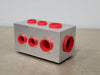AIR-WAY CANADA Scrap - 3 Bank Manifold Block #8, #12, #16 ORB Ports FDS-120, 2011F03-06589-01