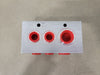 AIR-WAY CANADA Scrap - 3 Bank Manifold Block #8, #12, #16 ORB Ports FDS-120, 2011F03-06589-01